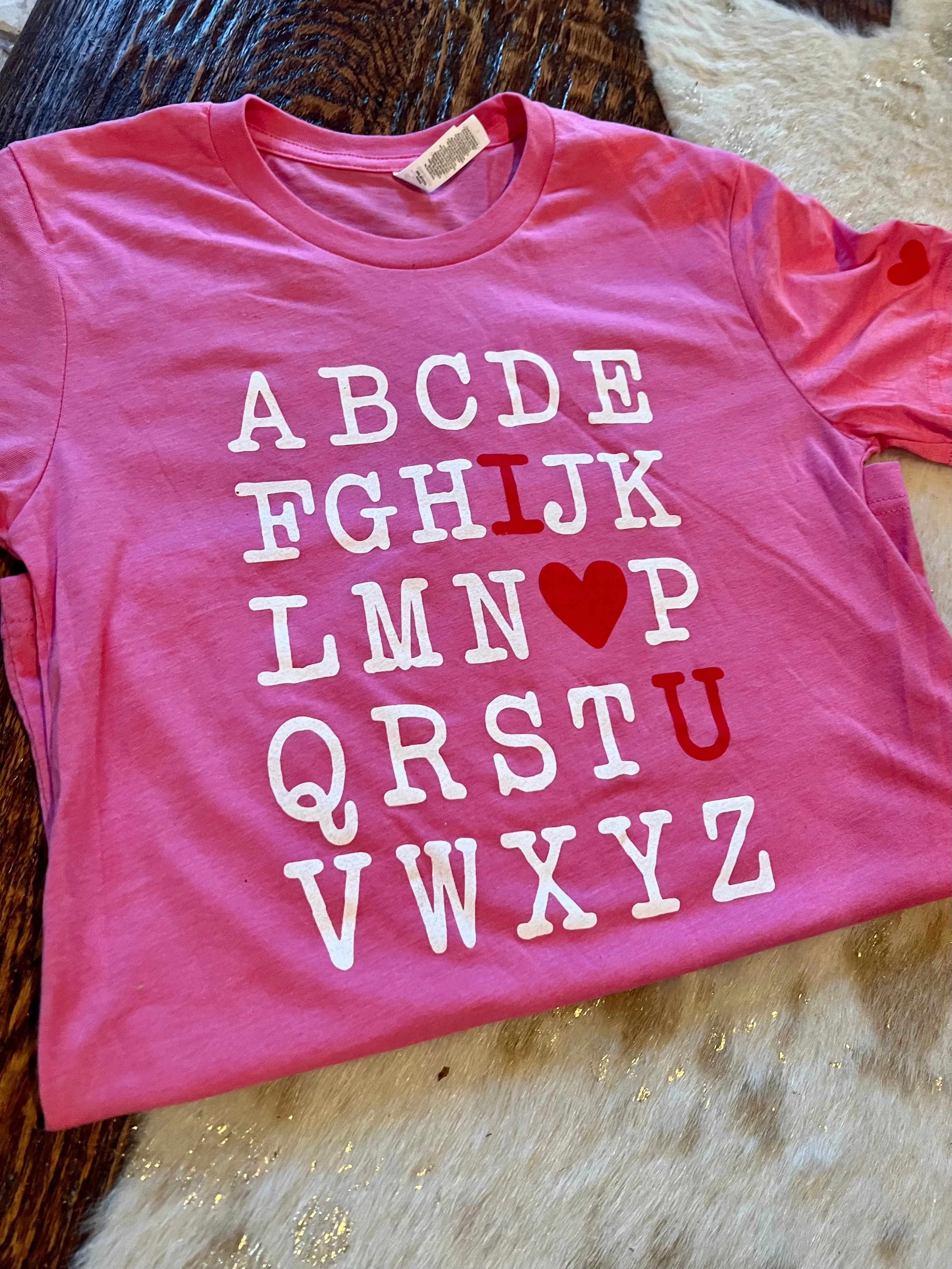 ABC I Love You Graphic Tee