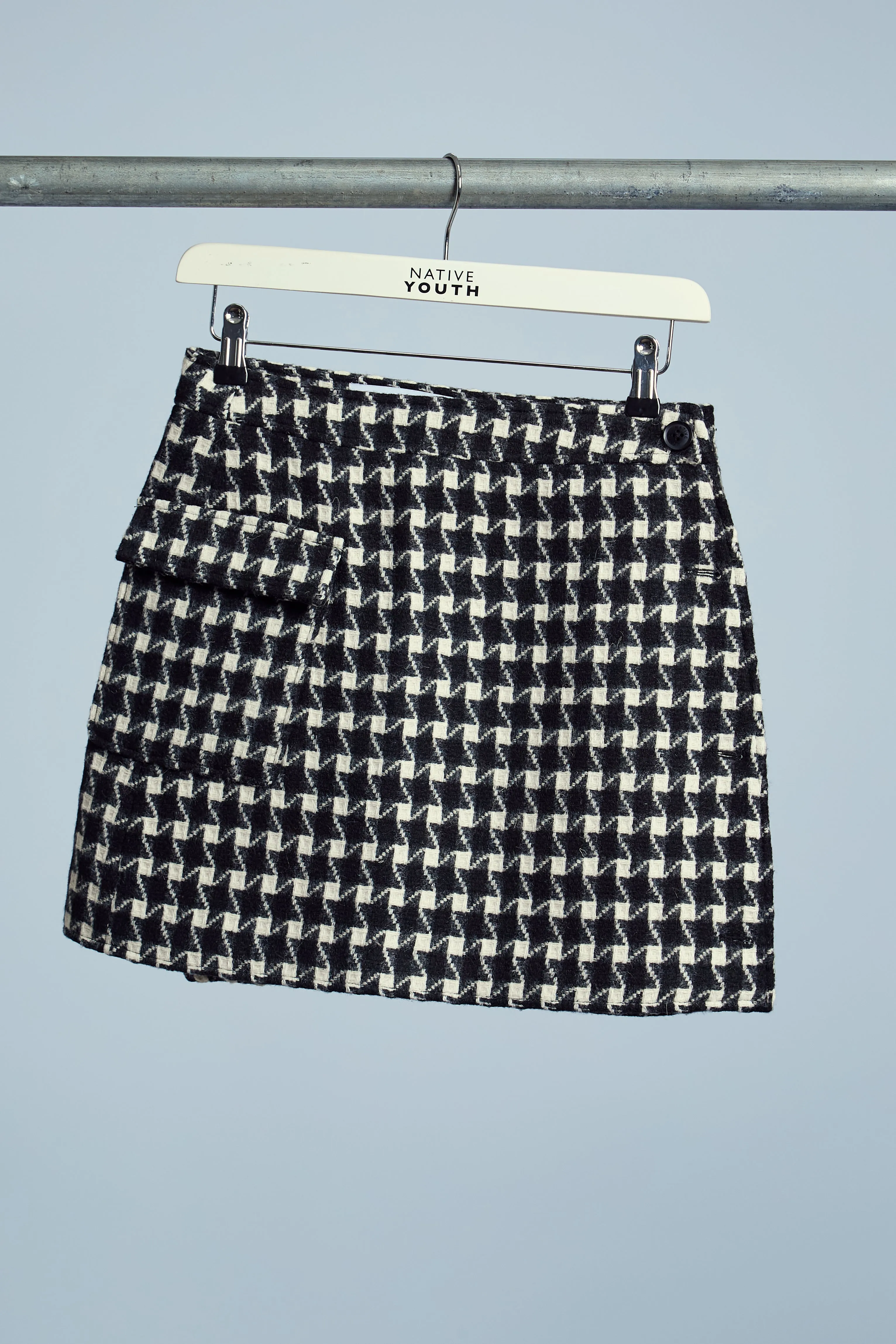 ADA JACQUARD CHECK MINI SKIRT