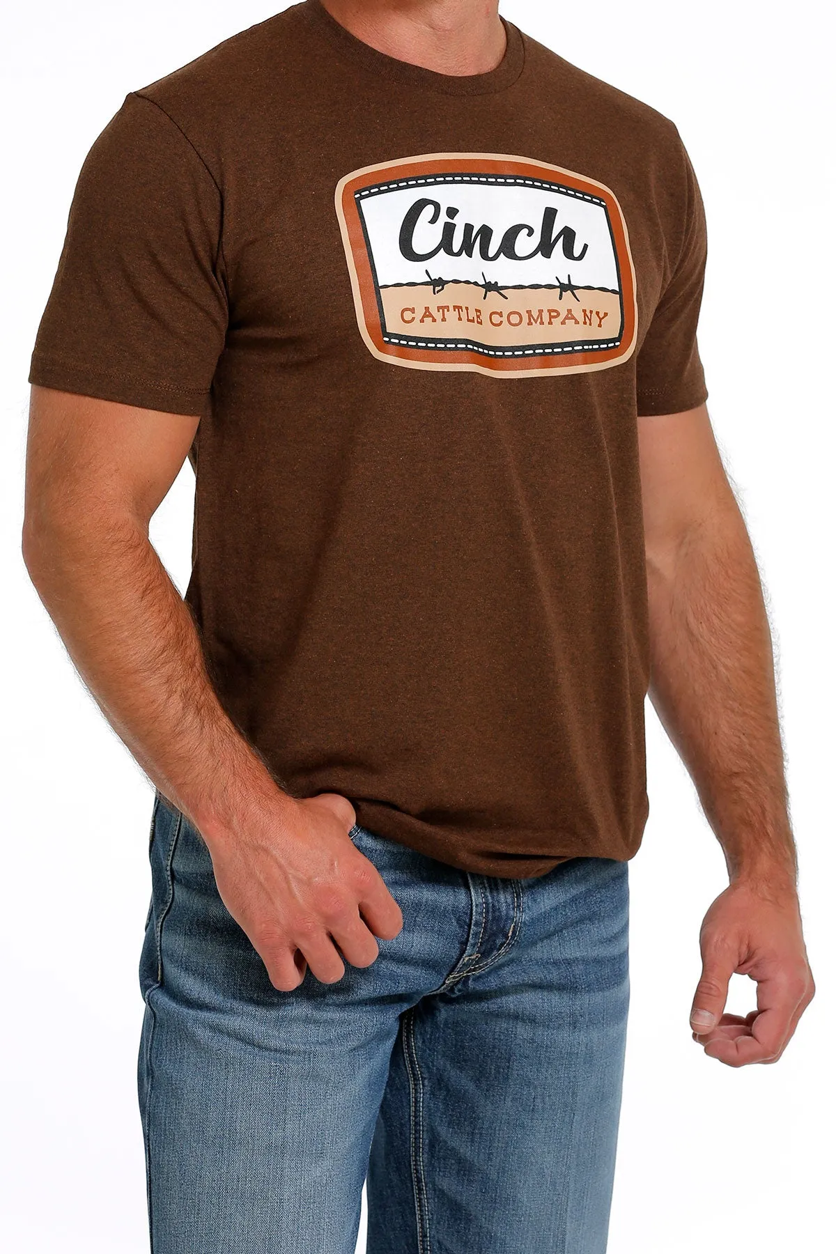 Cinch Men's Brown Cattle Company Tee