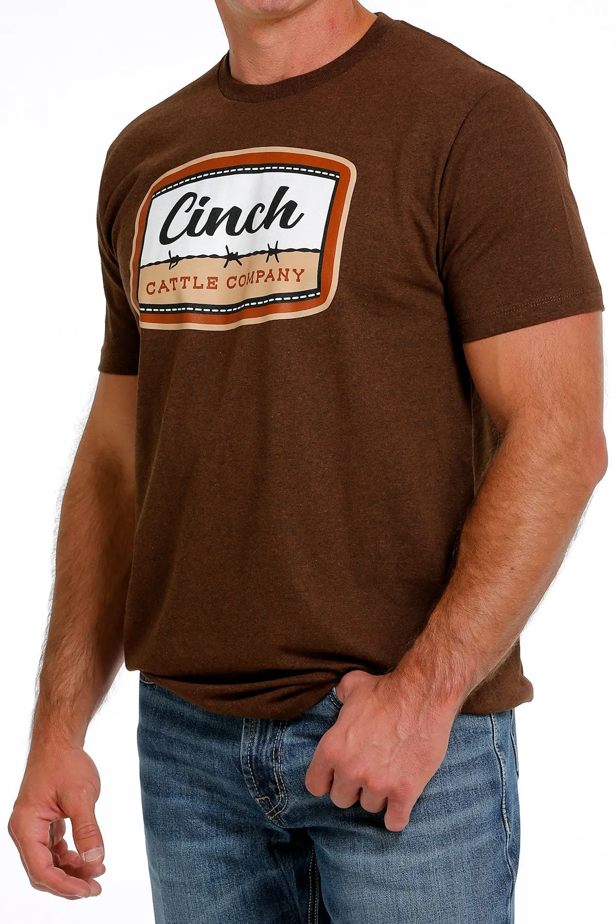 Cinch Men's Brown Cattle Company Tee