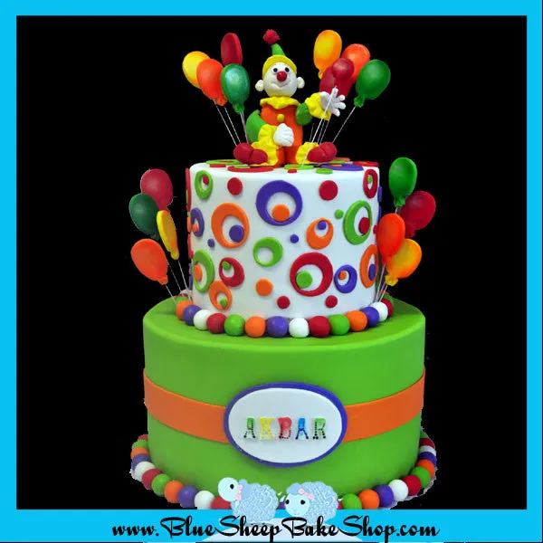 Circus Birthday Cake