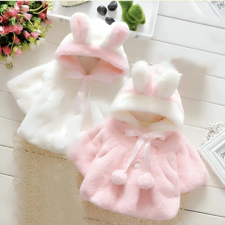 Cute Bunny Wool Fleece Sweater Jacket