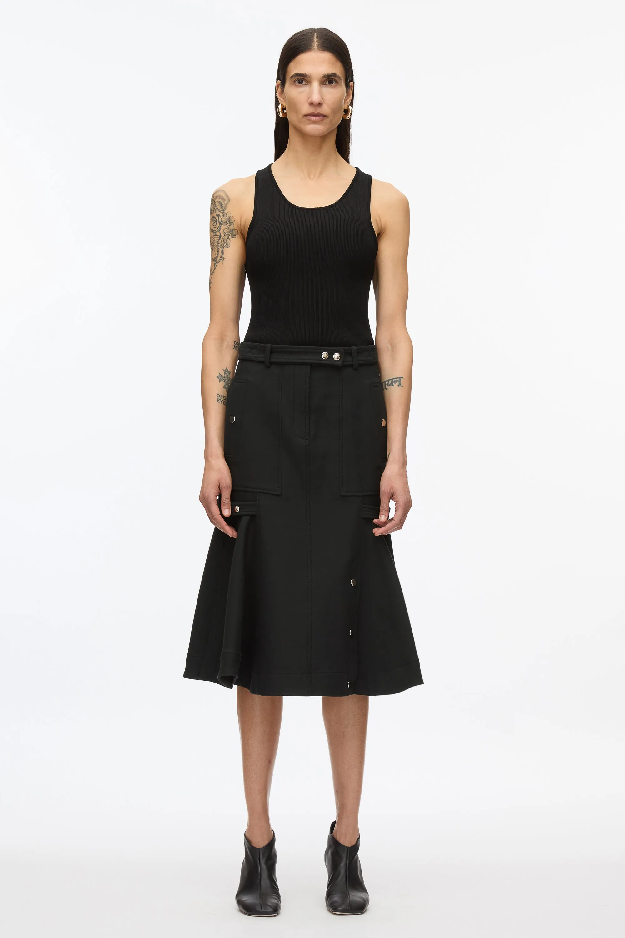 Godet Utility Skirt