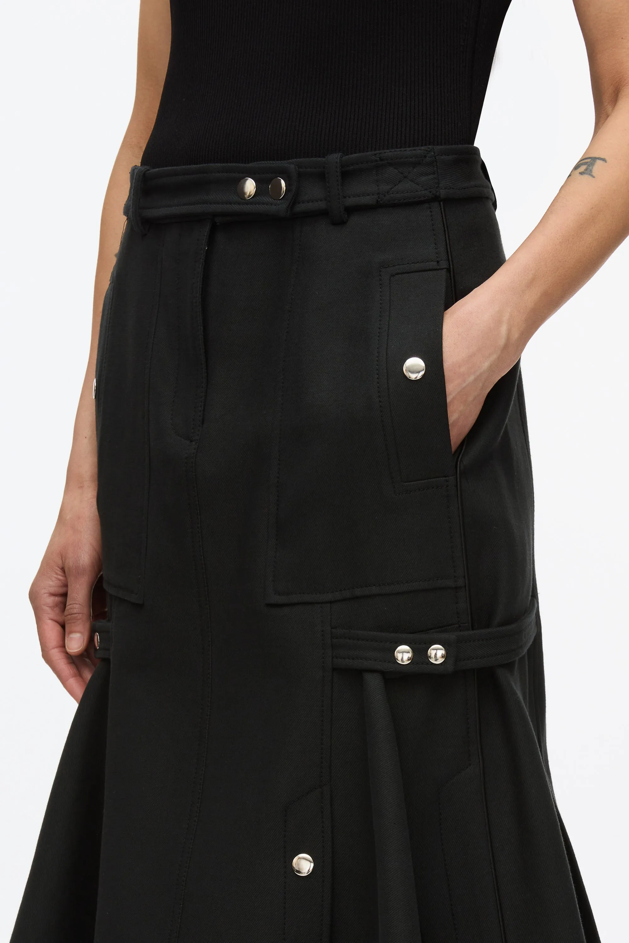 Godet Utility Skirt