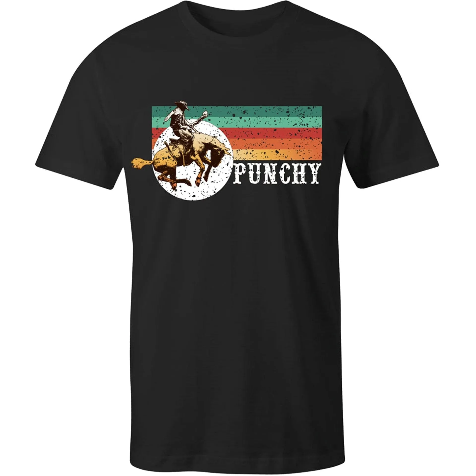 Hooey Men's Black and Serape Punchy Tee