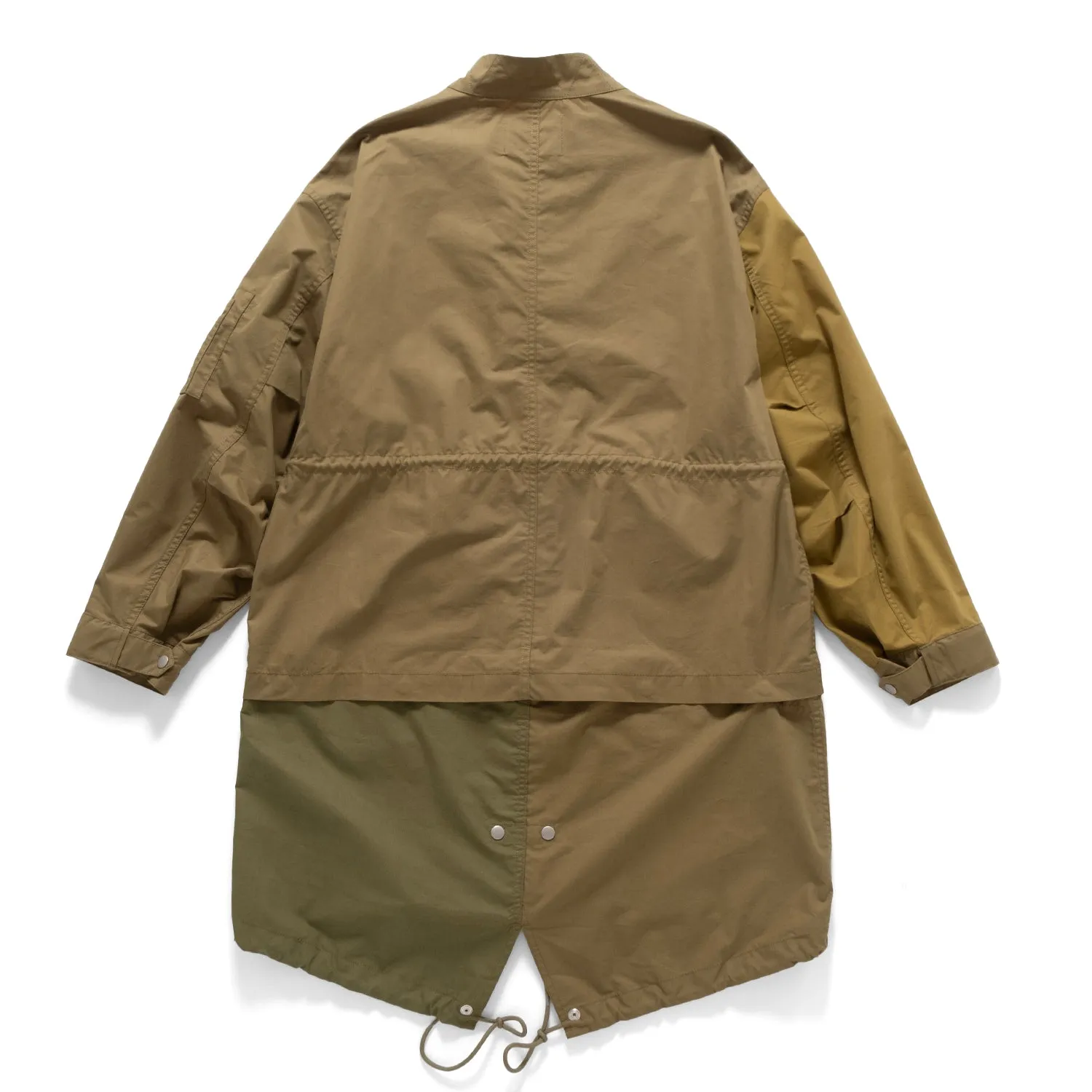 (JK383) Colorblock 2 Way M51 Fishtail Parka