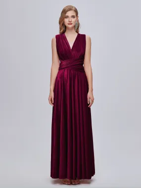 Juliet Gorgeous Convertible Velvet Mother of the Bride Dresses