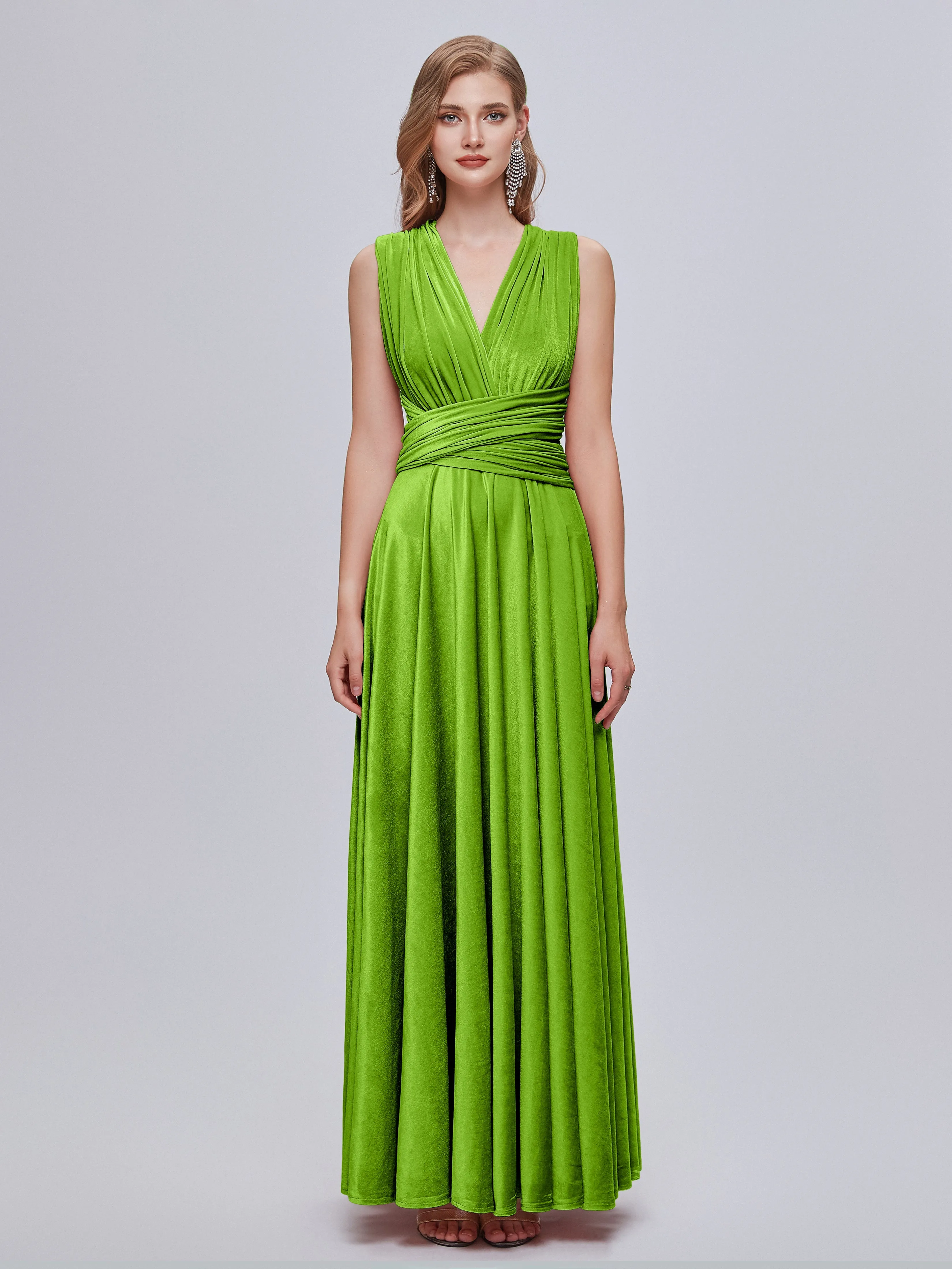 Juliet Gorgeous Convertible Velvet Mother of the Bride Dresses