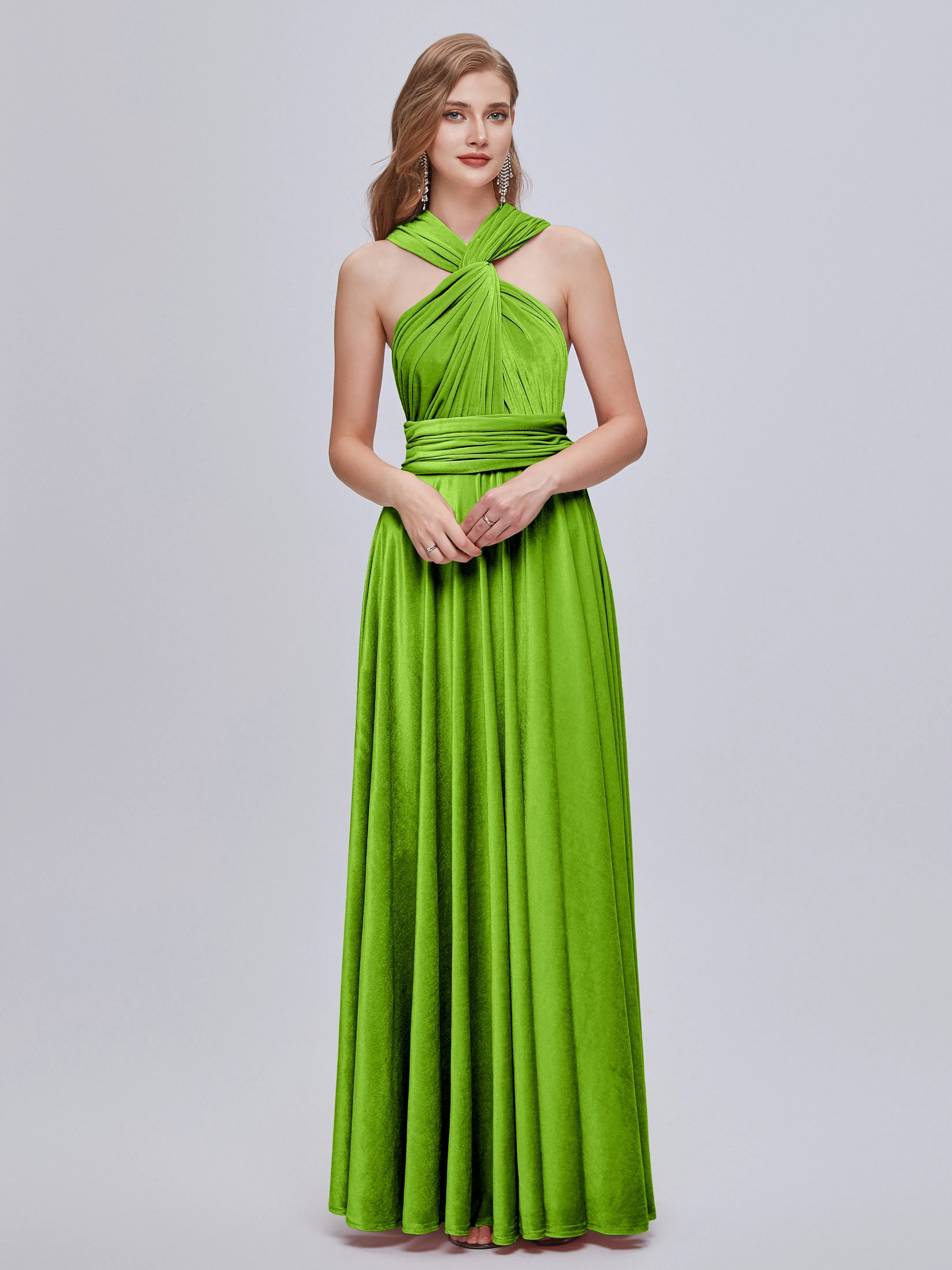 Juliet Gorgeous Convertible Velvet Mother of the Bride Dresses