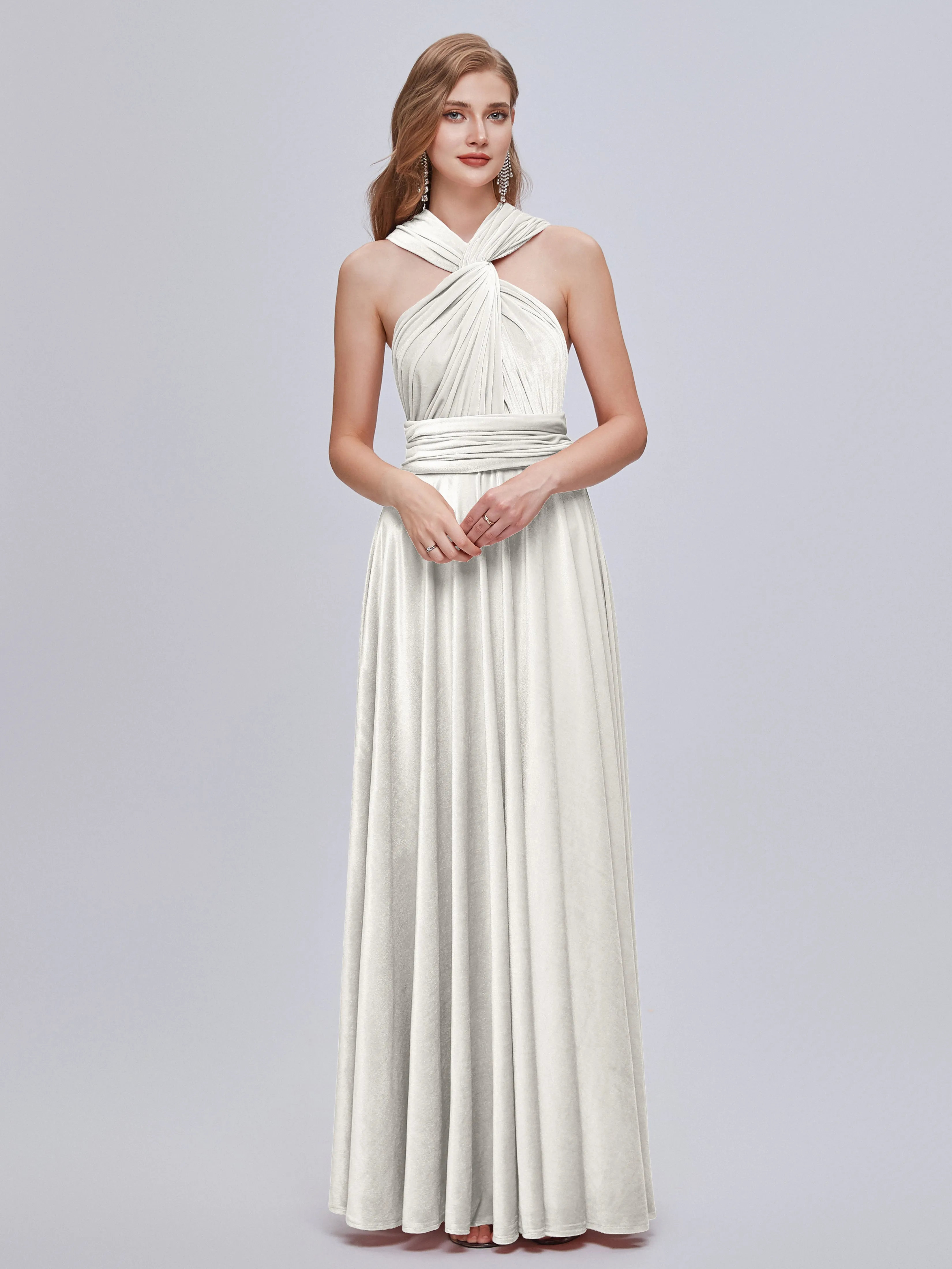 Juliet Gorgeous Convertible Velvet Mother of the Bride Dresses