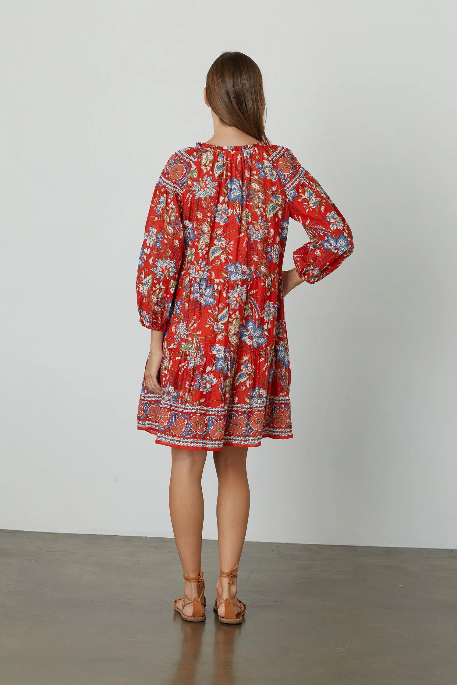 LILAH PAISLEY DRESS