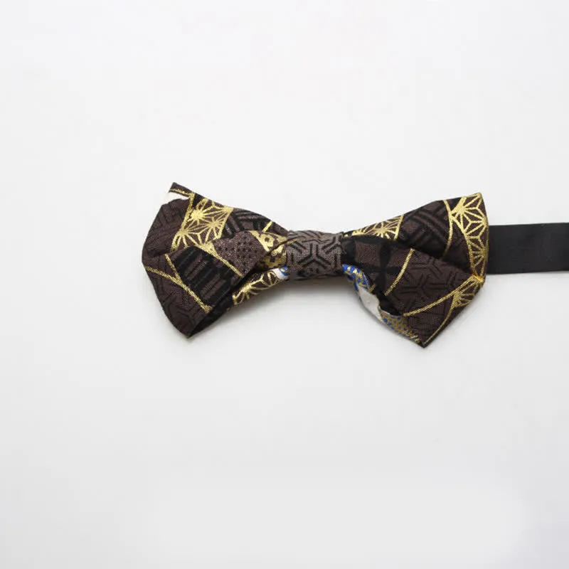 Men's Royal Pattern Wedding Cotton Bow Tie