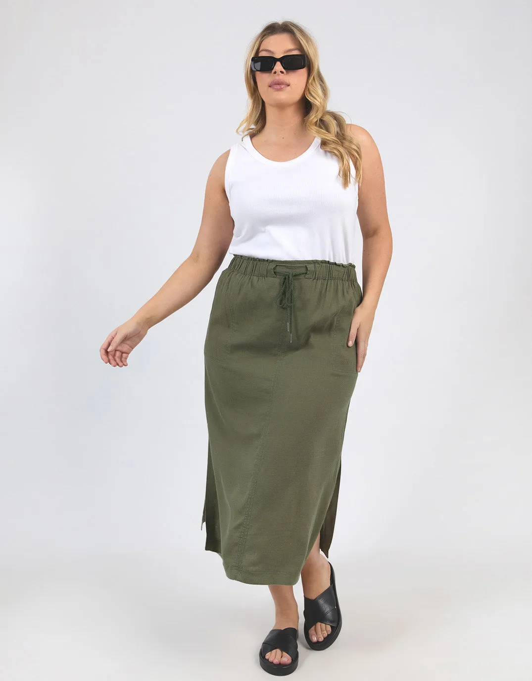 Mila Utility Skirt - Clover