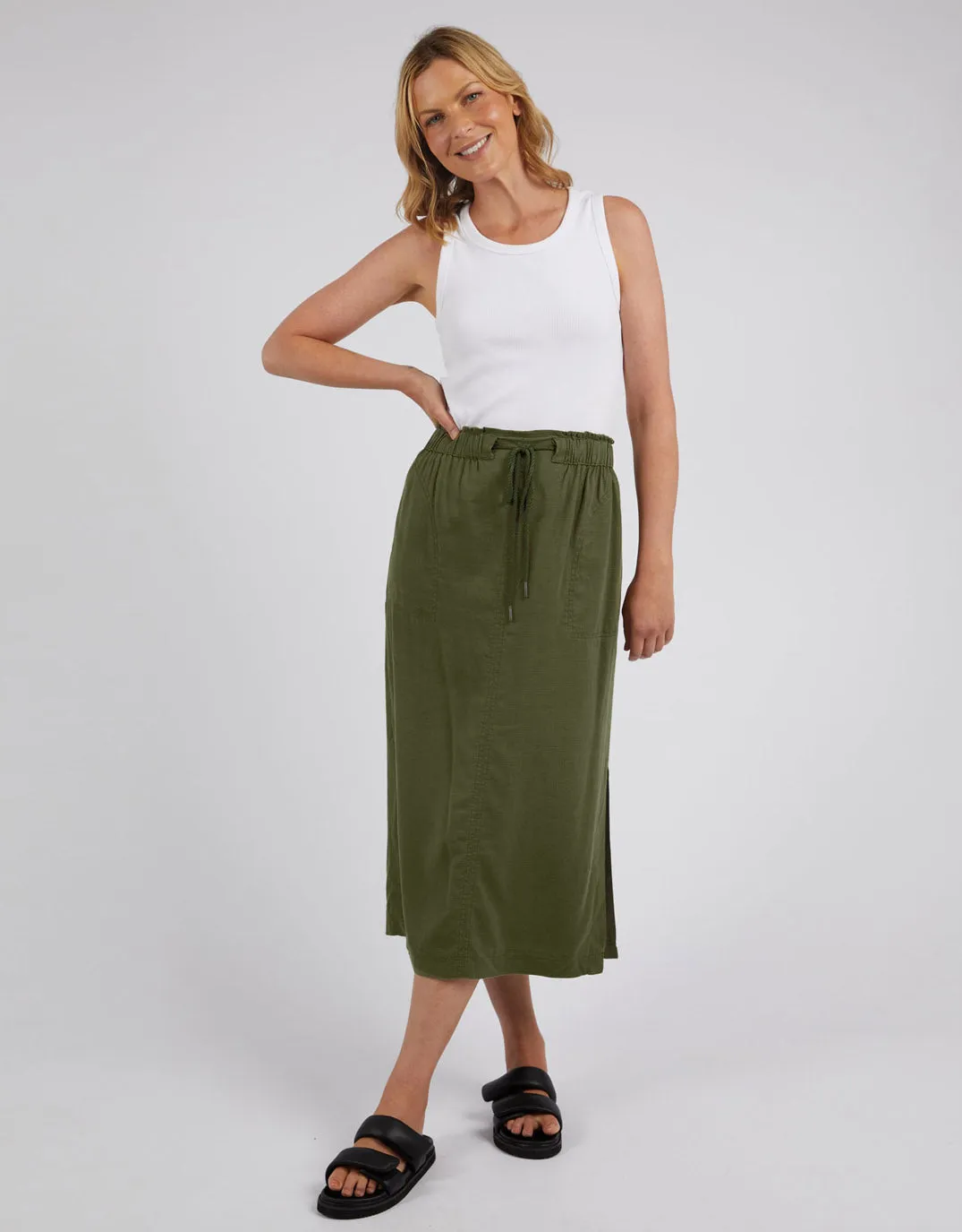 Mila Utility Skirt - Clover