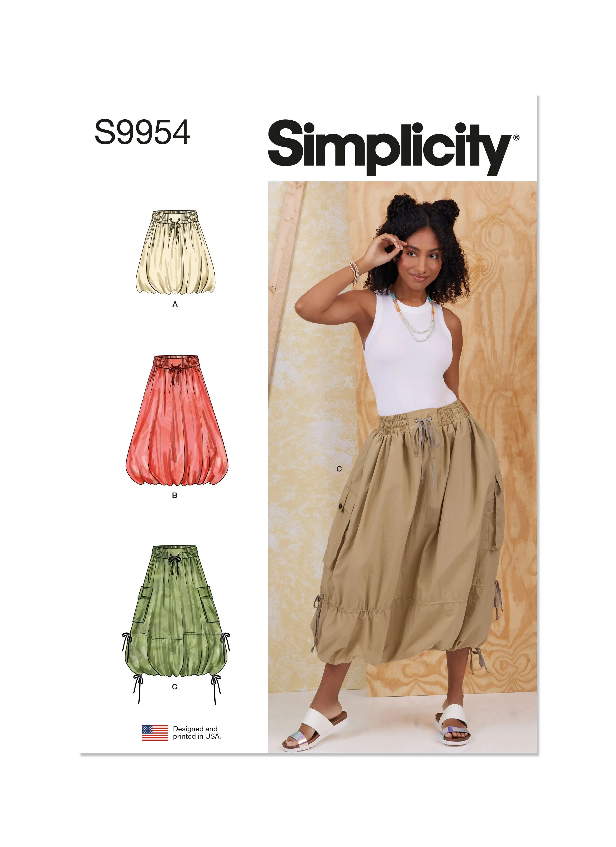 Simplicity Pattern 9954 Misses' Skirt Pants