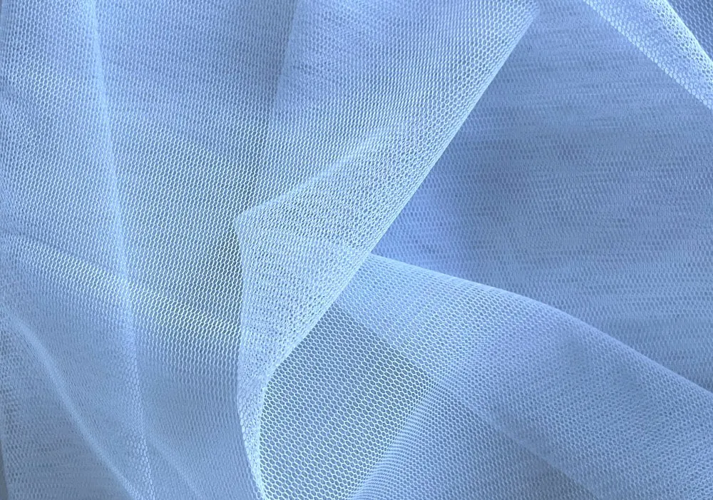 White Soft Matte Polyester Tulle